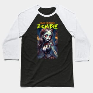 Kawaii Steampunk Zombie 10 Baseball T-Shirt